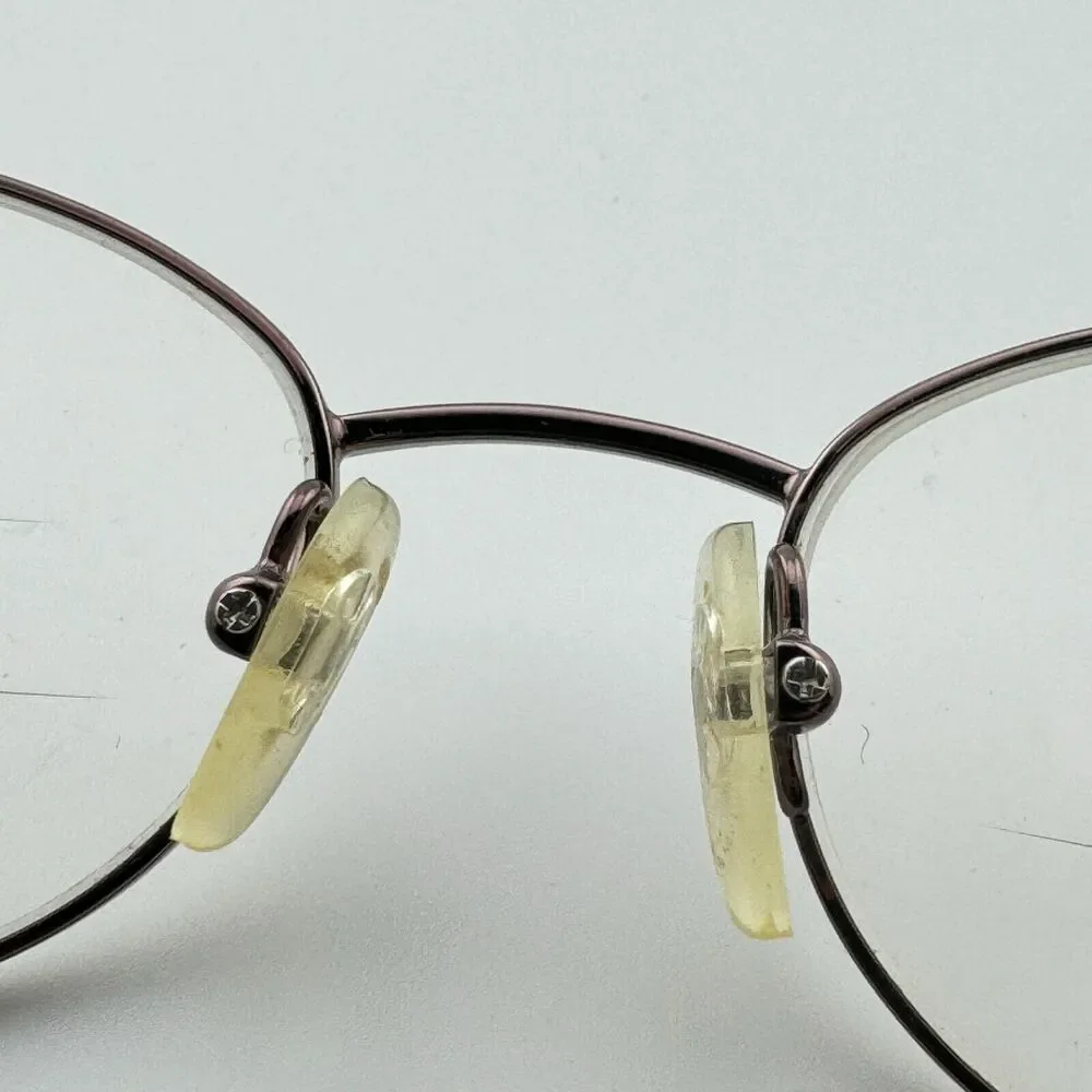 Bulova Helena Eyeglasses‎ Taupe Brown Round full Rim Frames 53-18-140 H12203